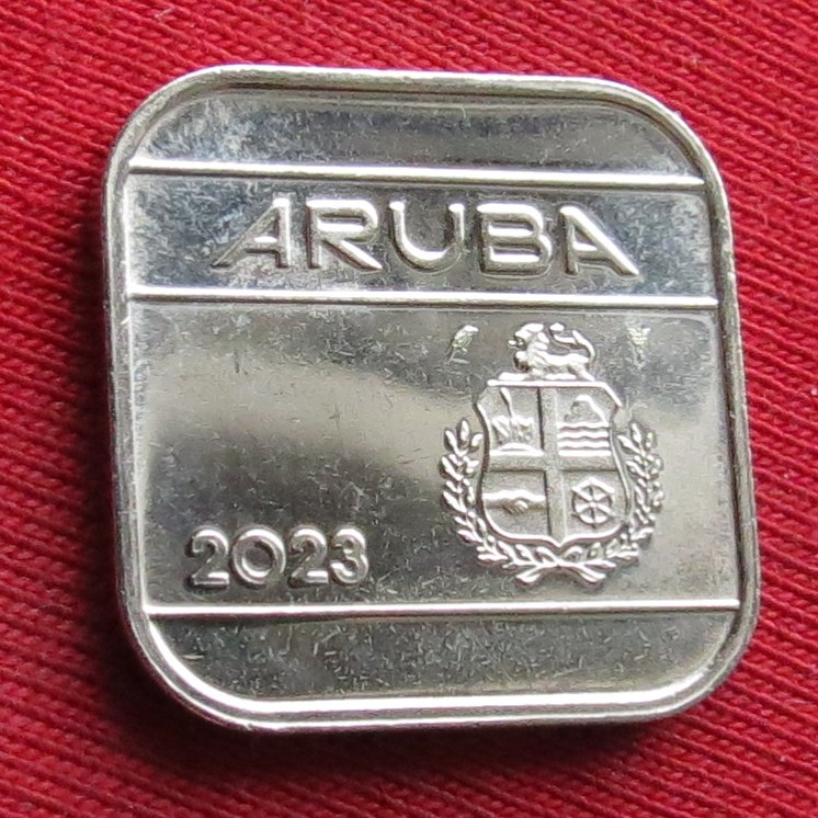  Aruba 50 cents 2023 unc   