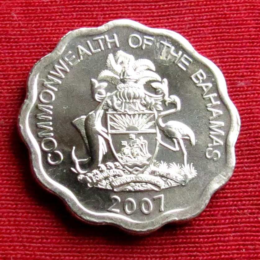  Bahamas 10 cents 2007 unc   