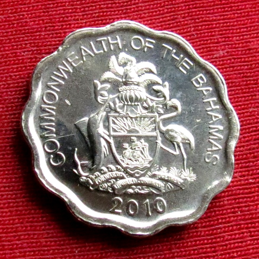  Bahamas 10 cents 2010 unc   