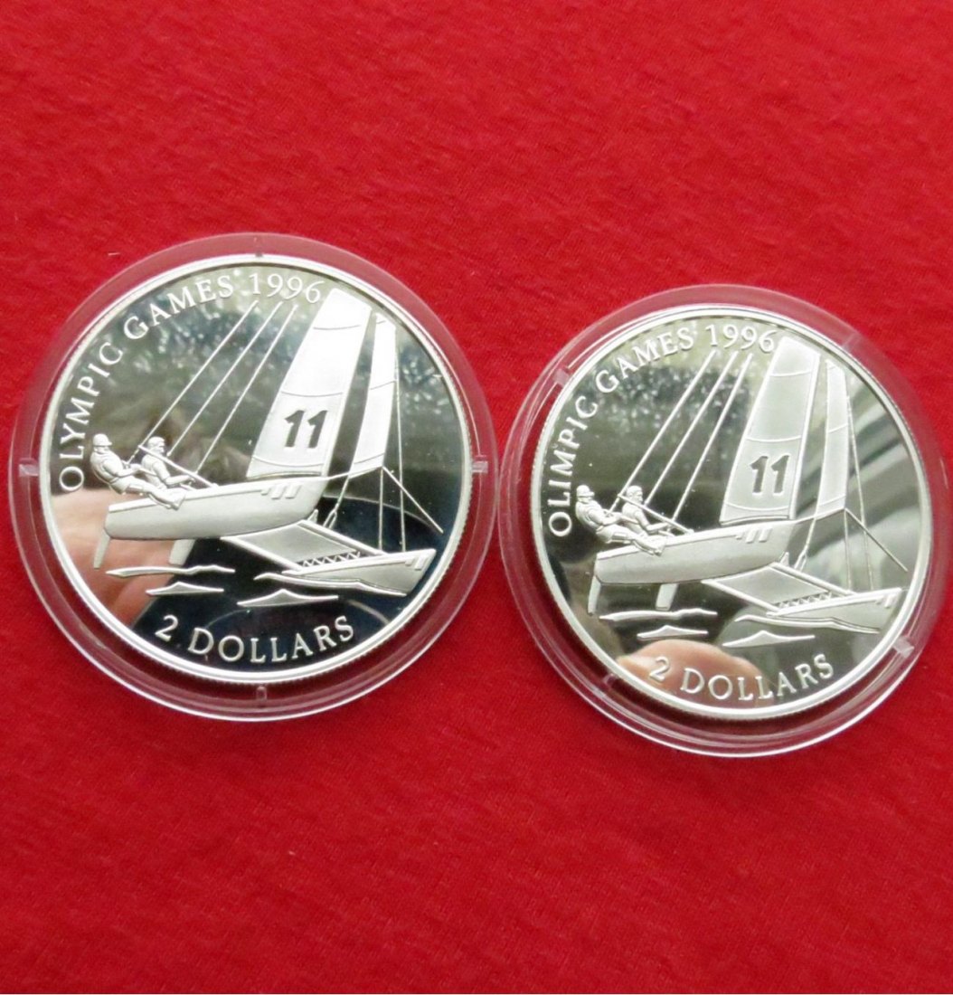 Bahamas 2 x 2 $ 1995 Sail Atlanta 1996 VARIOUS