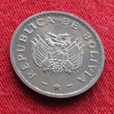  Bolivia 2 cents 1987 unc   