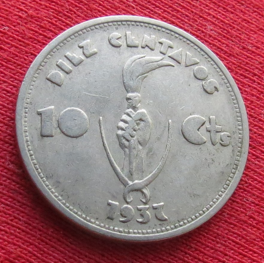  Bolivia 10 cents 1937   
