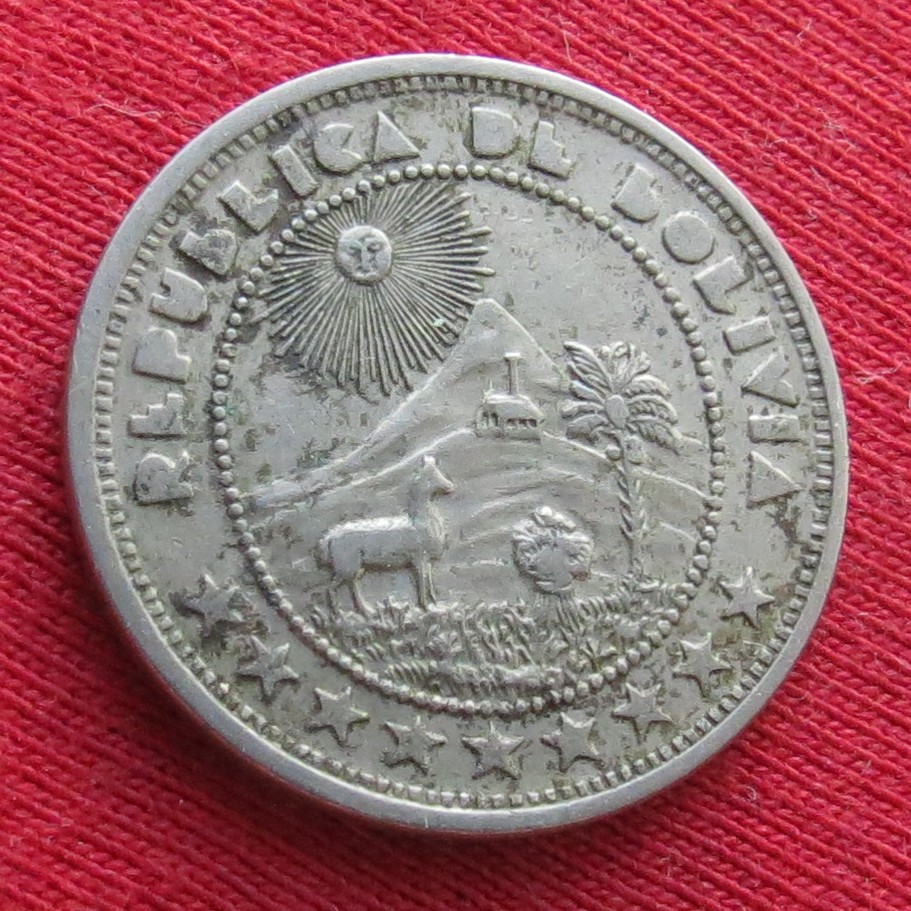  Bolivia 10 cents 1937   