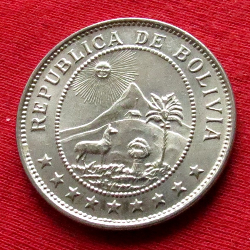  Bolivia 50 cents 1939   