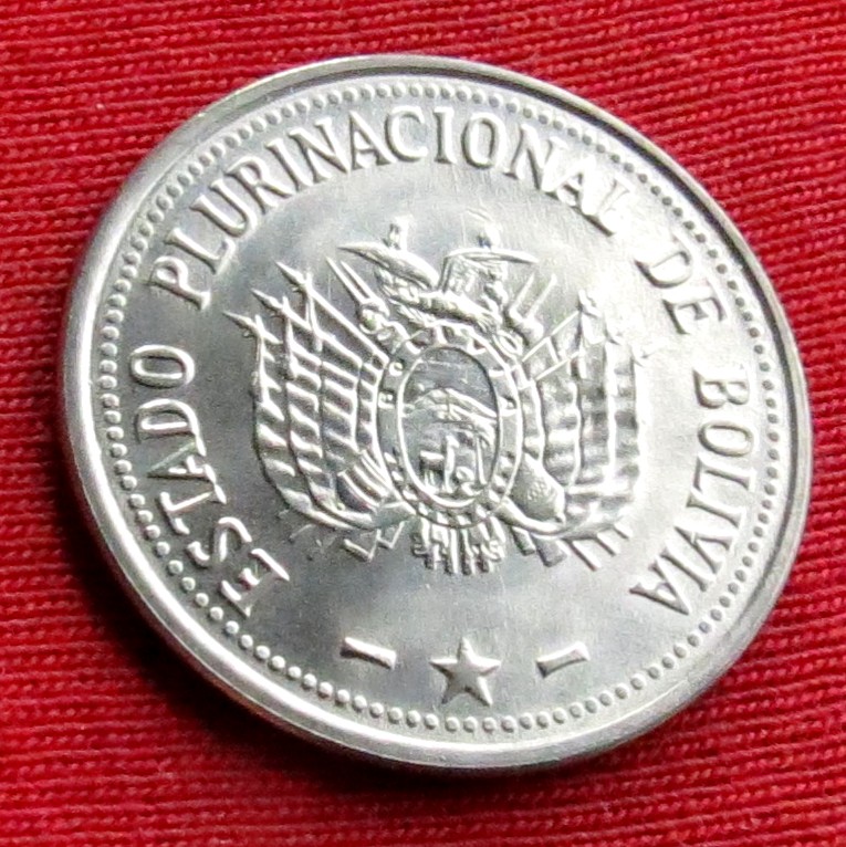  Bolivia 50 cents 2010 unc   
