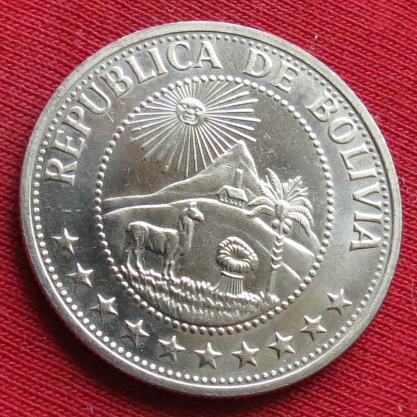  Bolivia 1 peso boliviano 1968 FAO unc   