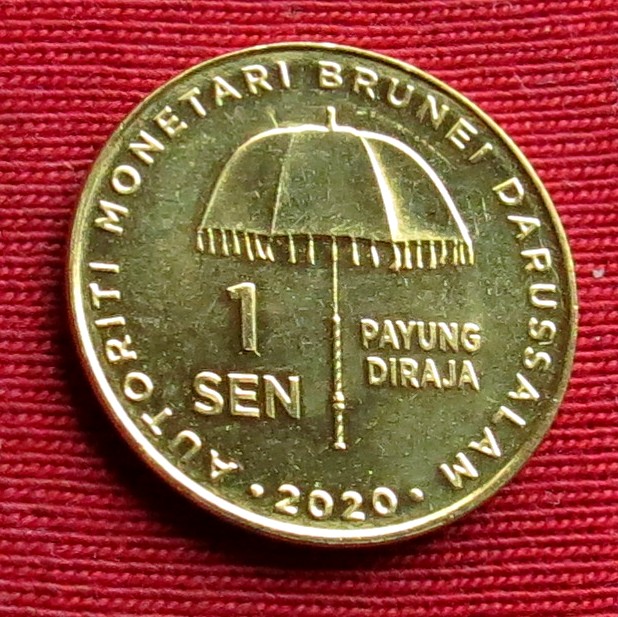  Brunei 1 sen 2020 — 20 Years unc   