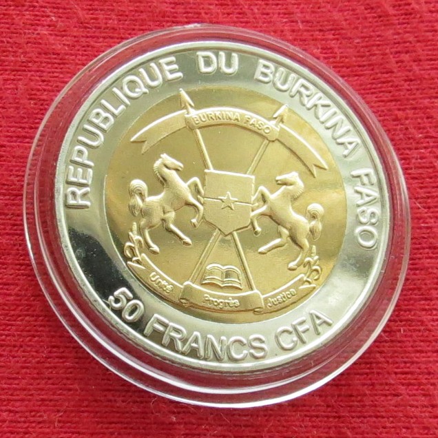  Burkina Faso 50 fr 2017 Tiger unc   
