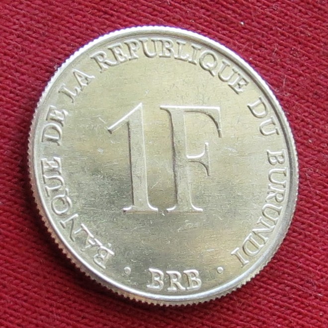 Burundi 1 franc 1980 unc