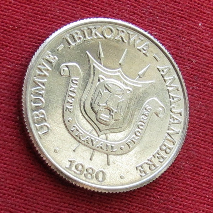  Burundi 1 franc 1980 unc   