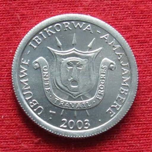  Burundi 1 franc 2003 unc   