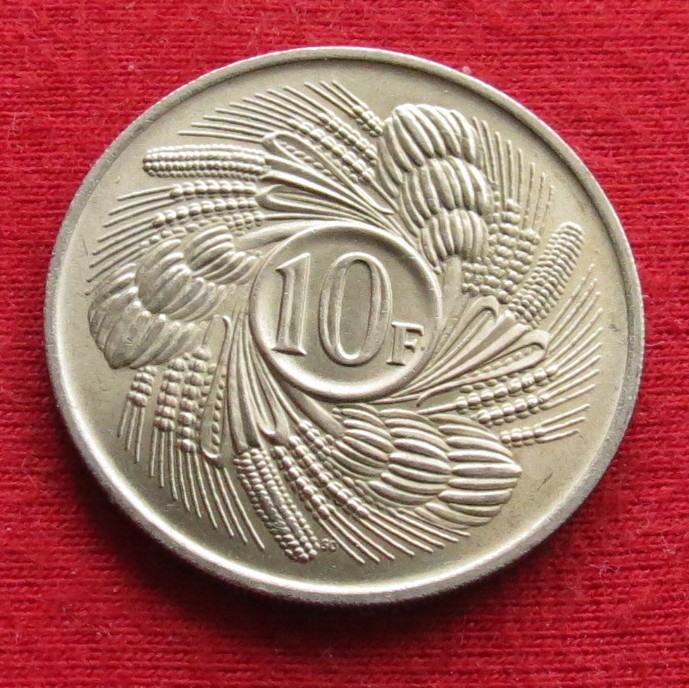  Burundi 10 francs 1968 FAO unc   