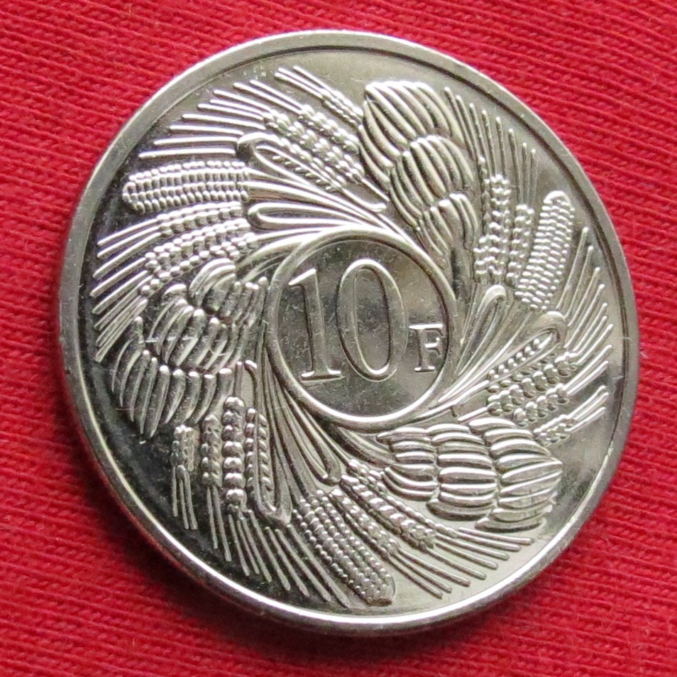  Burundi 10 francs 2011 unc   