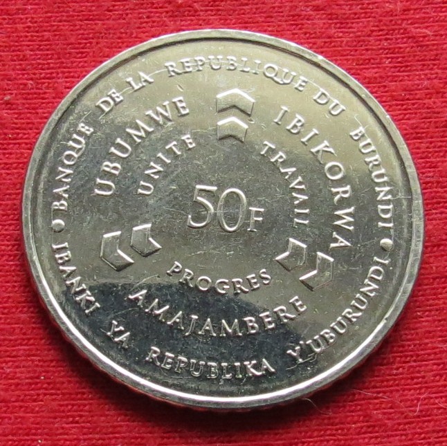  Burundi 50 francs 2011 unc   