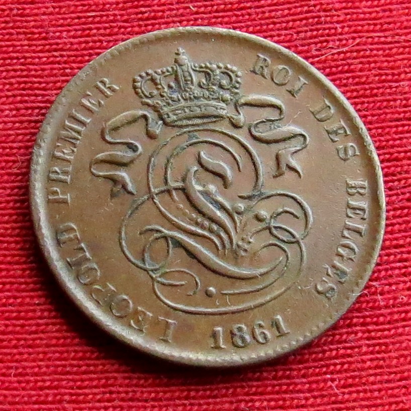  Belgium 2 centimes 1861   