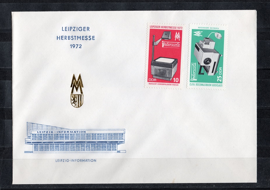DDR 1972 Mi.1782-1784 **Postfr. auf 2 ETB