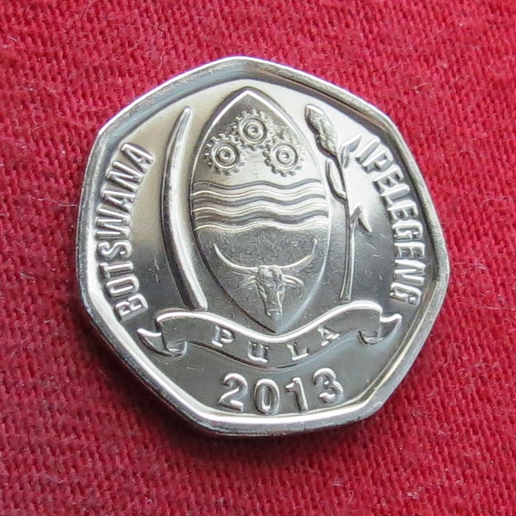  Botswana 5 thebe 2013 unc   