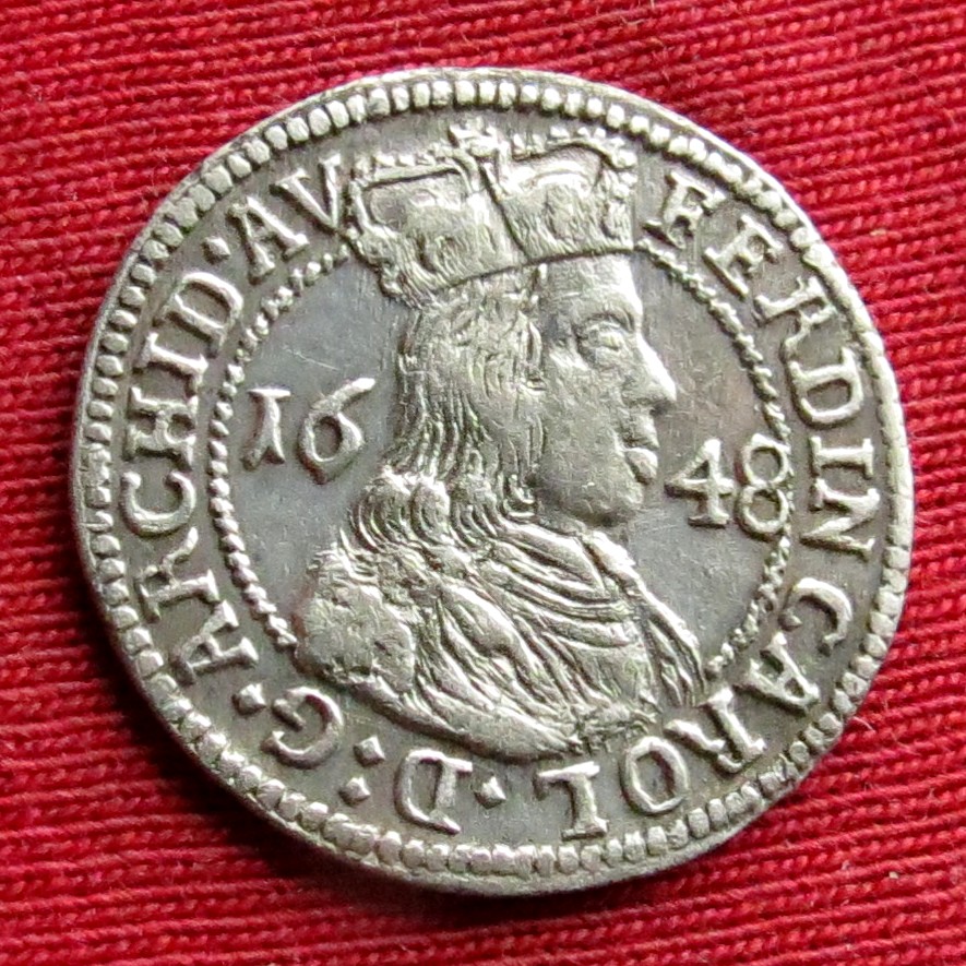 Austria Tyrol  3 Kreuzer 1648   