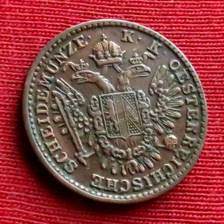  Austria 1/2 Kreuzer 1851   
