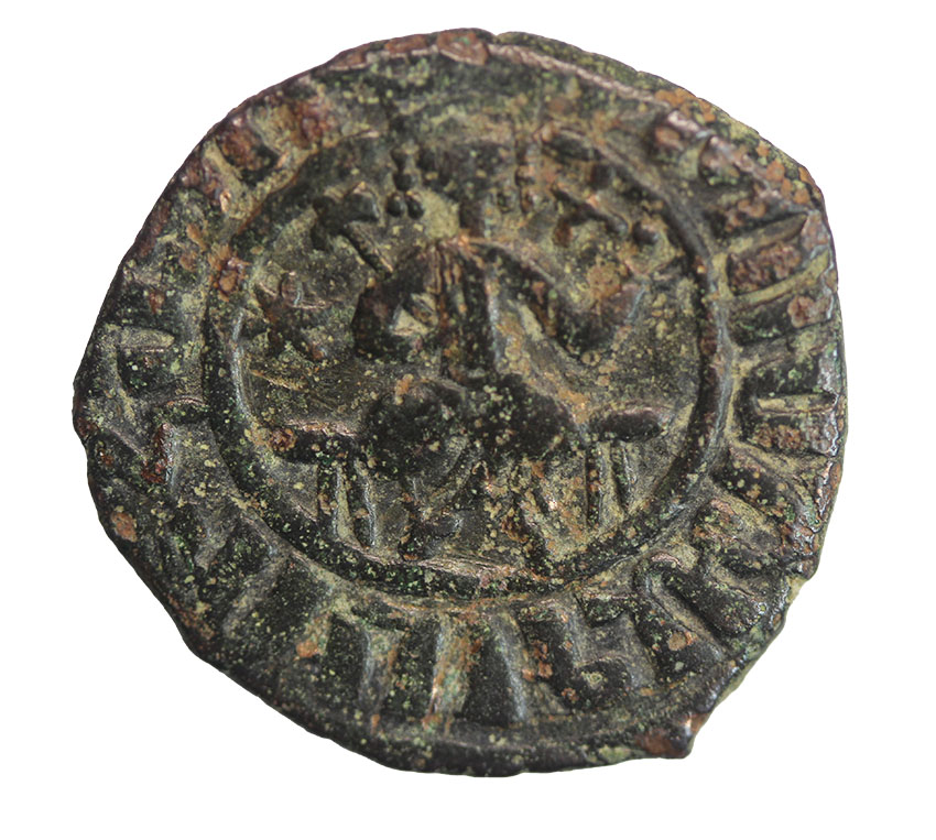  Cilician,Armenien ,Hetoum I. 1226-1270 ,AE Kardez 4,77 g. , 22 mm   