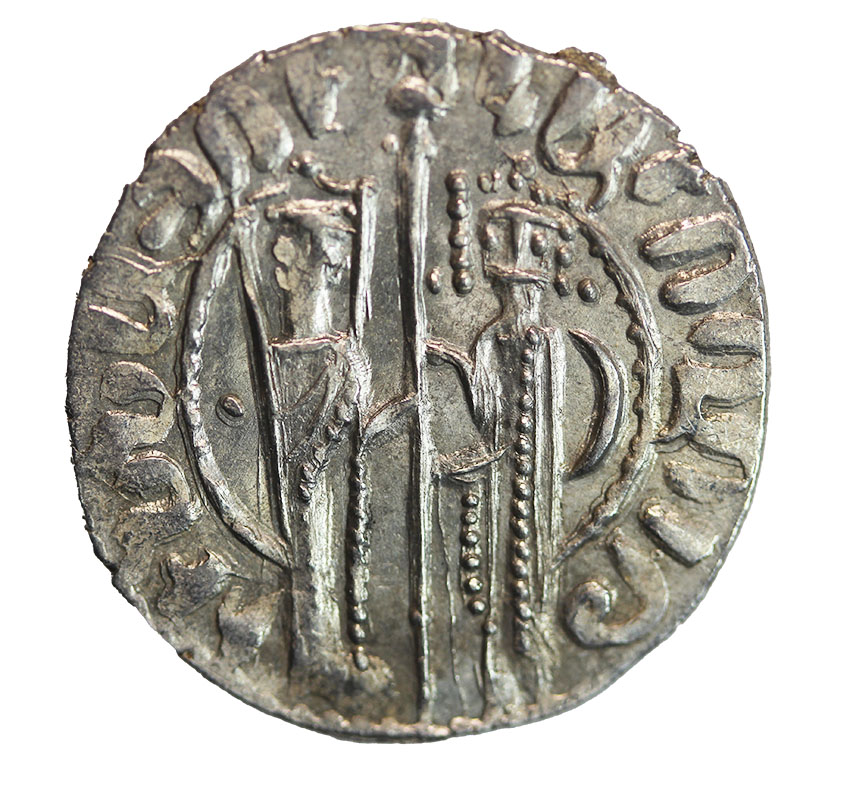  Cilician,Armenien ,Hetoum I.and Zabel 1226-1270 ,AR Tram 2,95 g. , 22 mm   