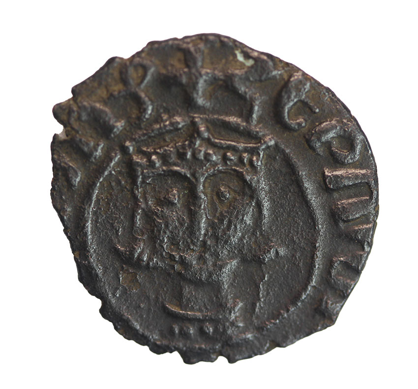  Cilician,Armenien ,Hetoum II. 1289-1293 ,AE Kardez 2,40 g. , 20 mm   
