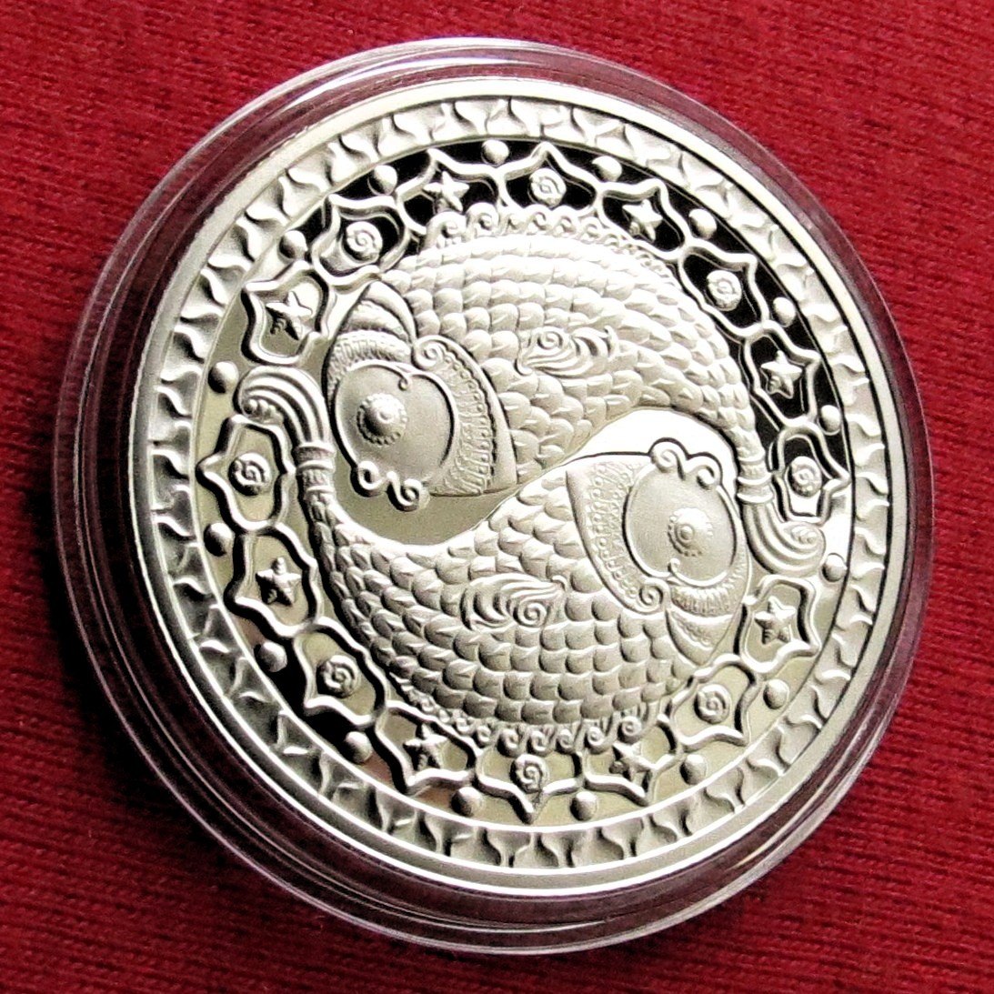 Weissrussland Belarus 1 rubel 2009 Sternzeichen Fische