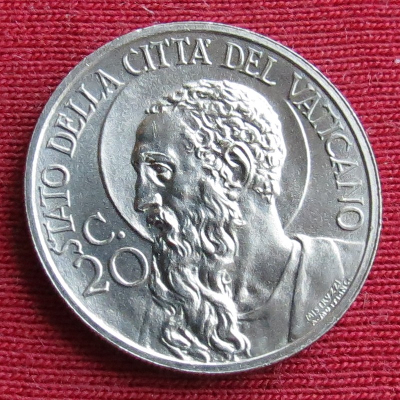 Vatikan 20 centesimi 1932