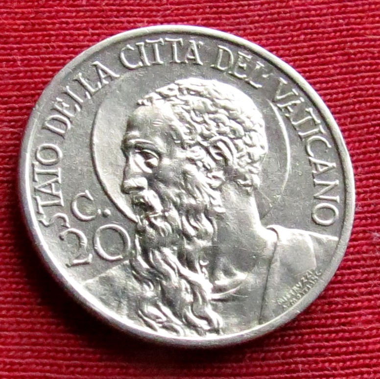  Vatikan 20 centesimi 1939  №2   