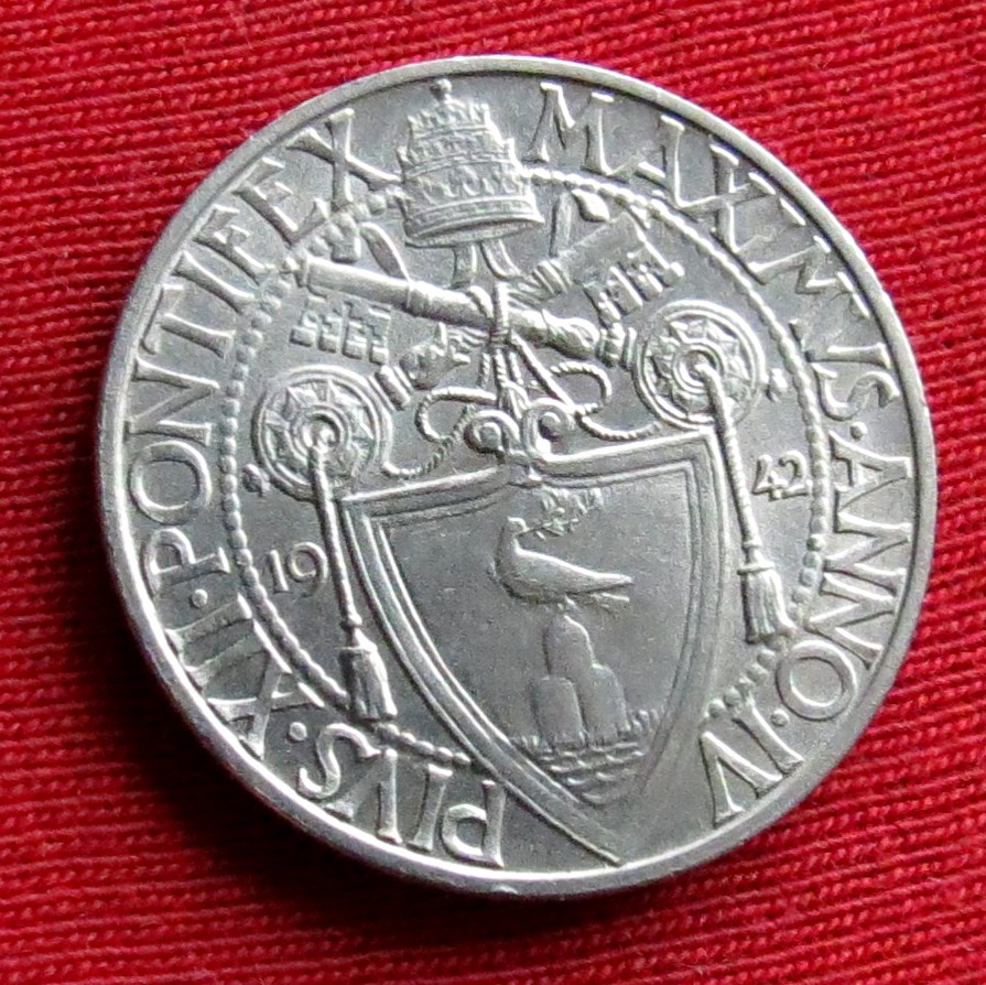  Vatikan 50 centesimi 1942   