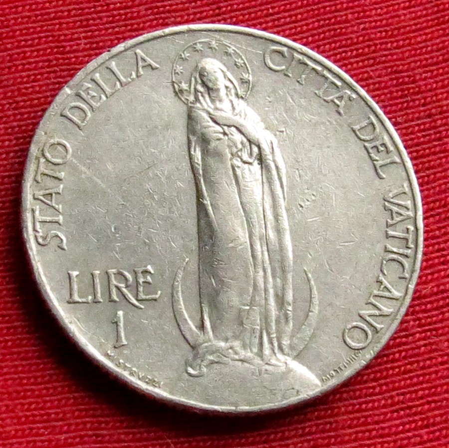  Vatikan 1 lira 1934 #3   