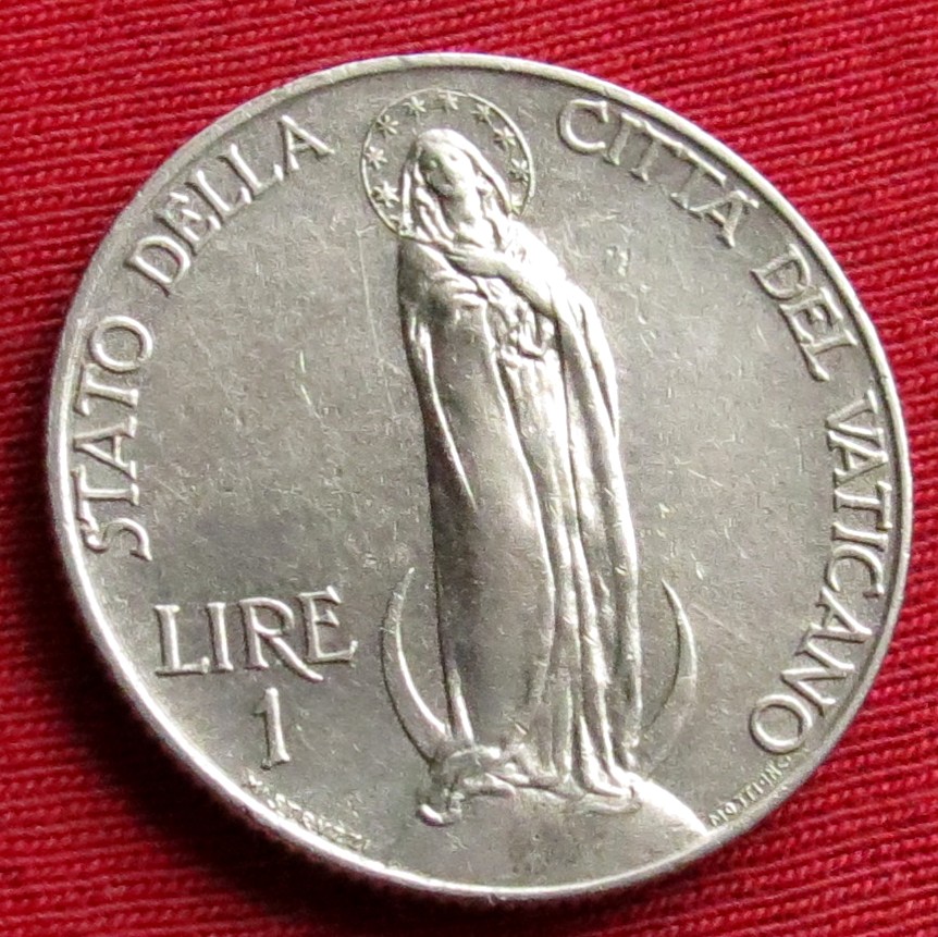  Vatikan 1 lira 1935 #1   