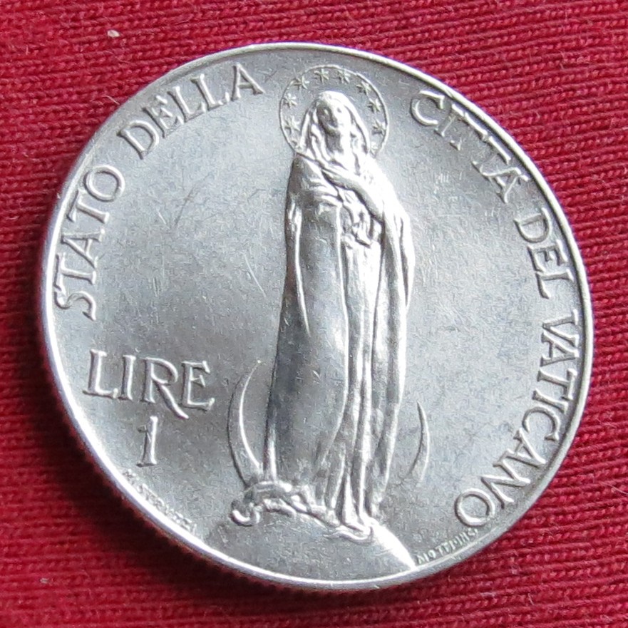  Vatikan 1 lira 1937   