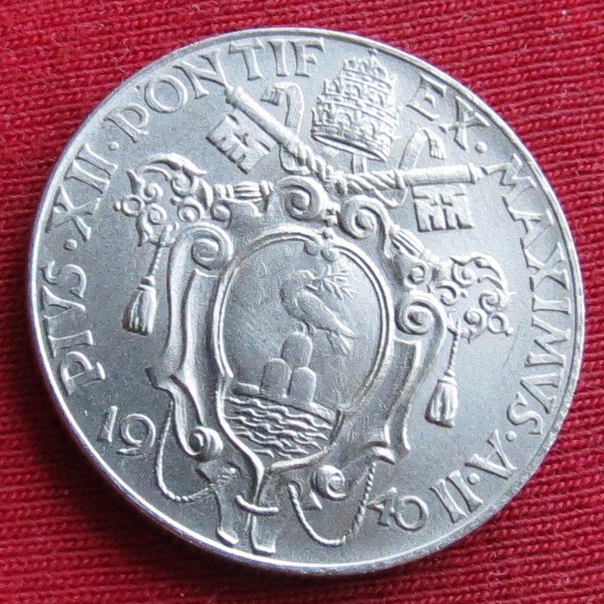  Vatikan 1 lira 1940   