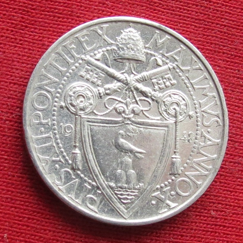  Vatikan 1 lira 1948   
