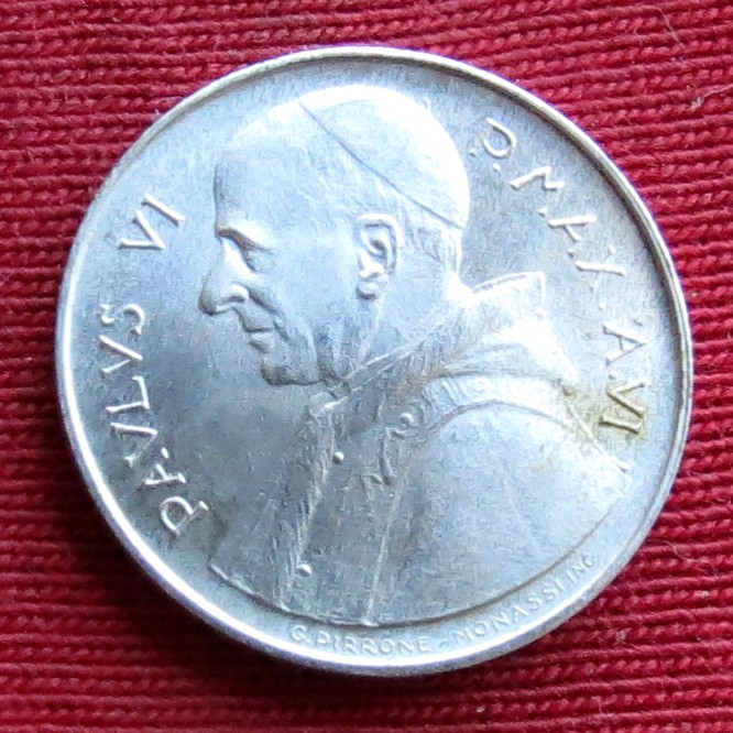  Vatikan 1 lira 1968   