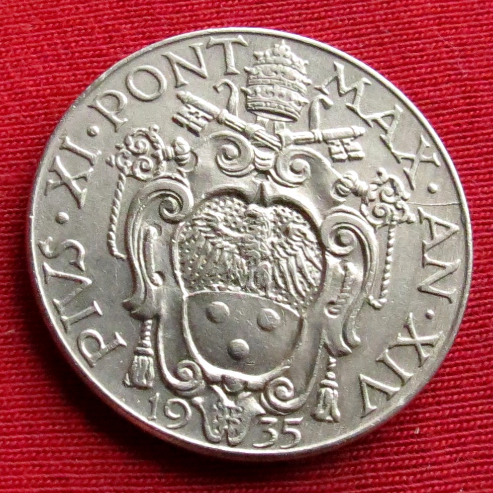  Vatikan 2 lire 1935   