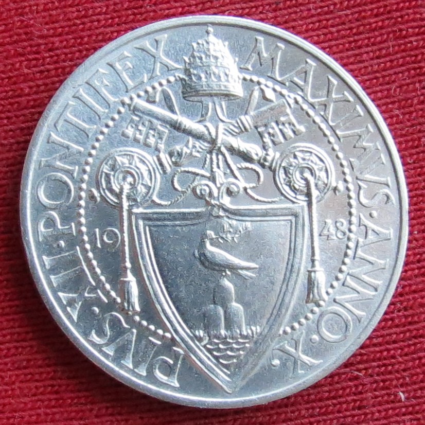  Vatikan 2 lire 1948   