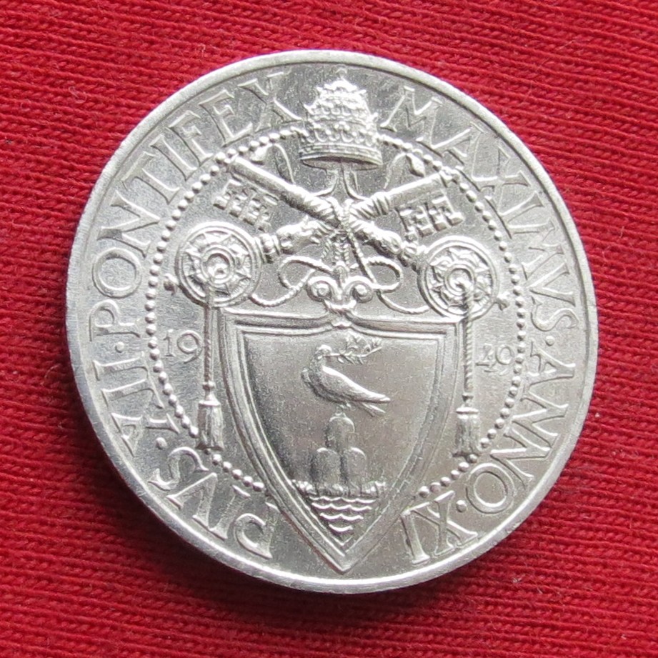  Vatikan 2 lire 1949   