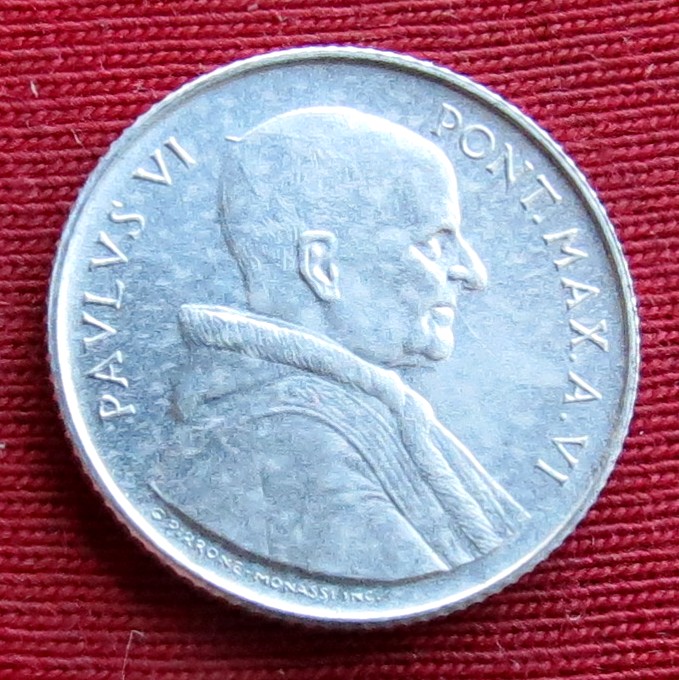  Vatikan 2 lire 1968   
