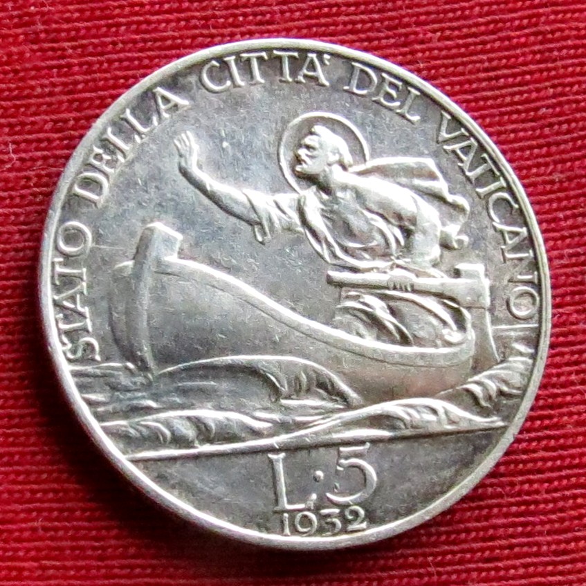 Vatikan 5 lire 1932