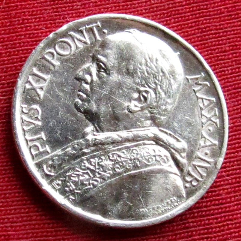  Vatikan 5 lire 1933 - 1934   