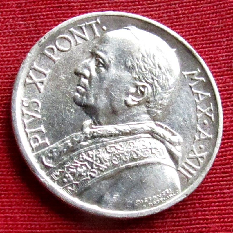  Vatikan 5 lire 1934   