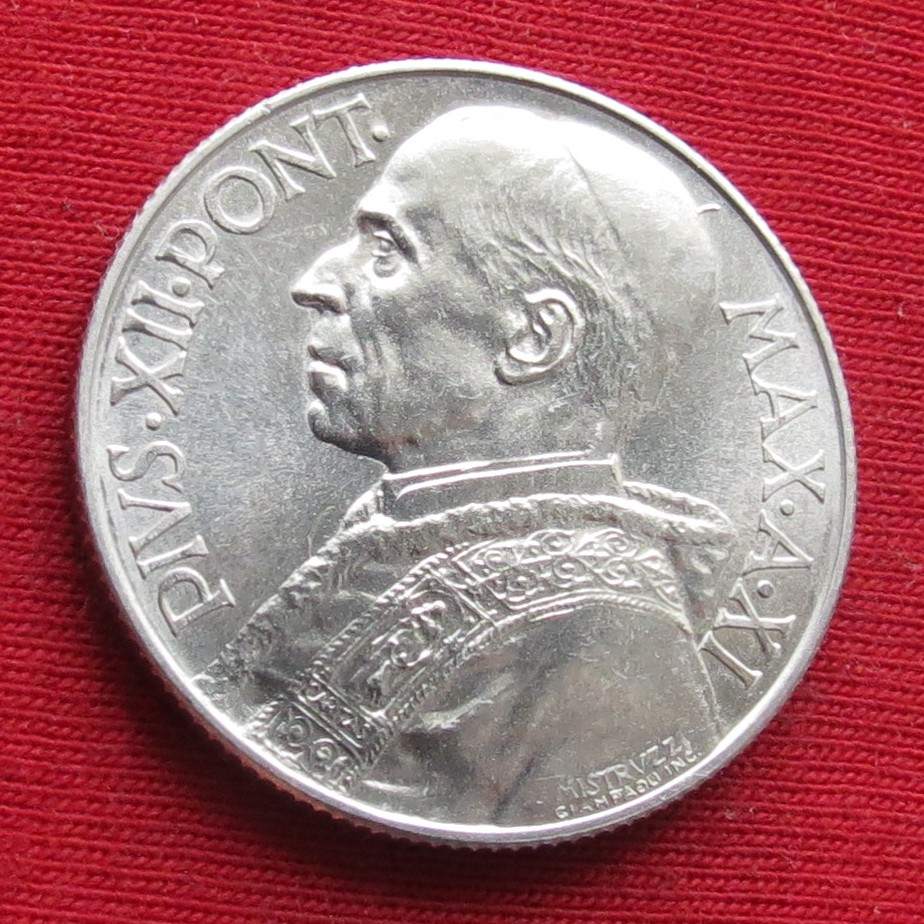  Vatikan 5 lire 1949   