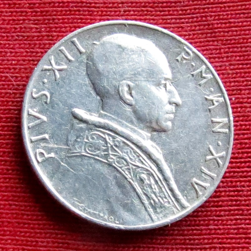  Vatikan 5 lire 1952   
