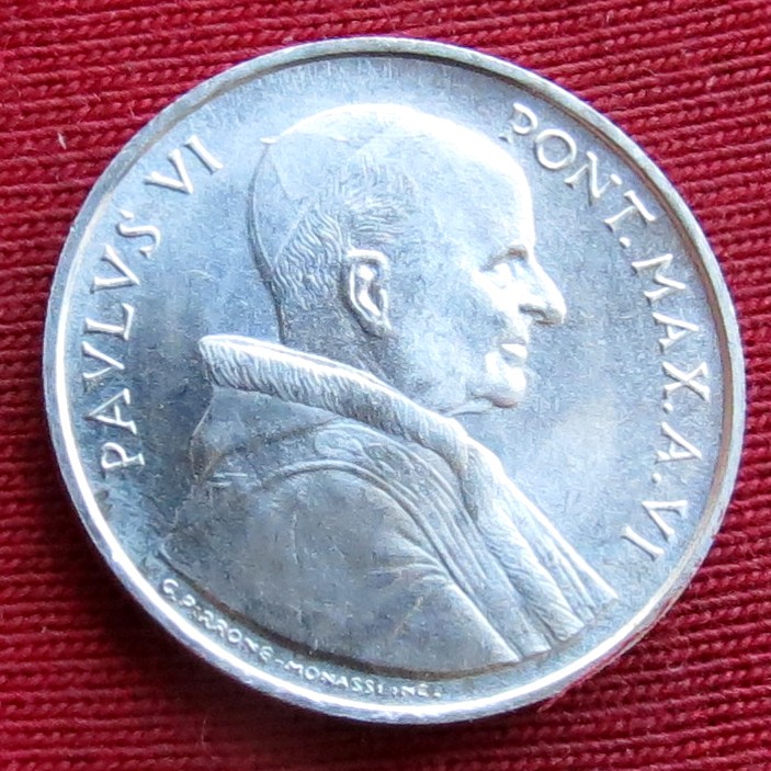  Vatikan 5 lire 1968   