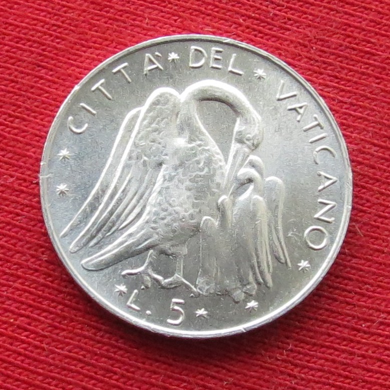  Vatikan 5 lire 1976   