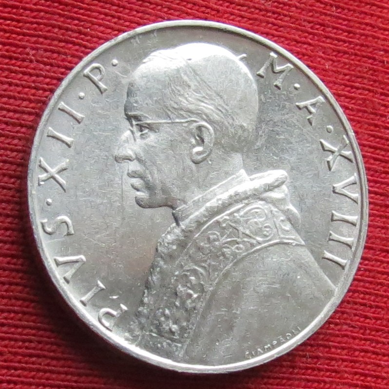  Vatikan 10 lire 1956   