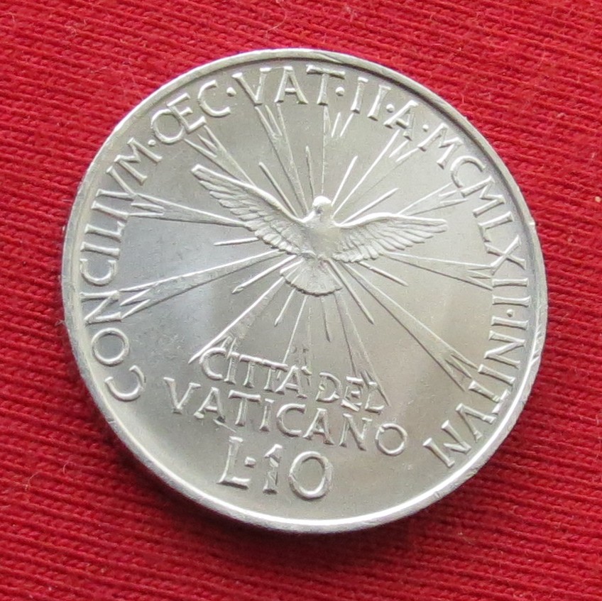 Vatikan 10 lire 1962