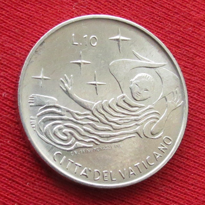 Vatikan 10 lire 1969